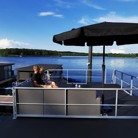 Houseboats Mookerplas Met Dakterras Middelaar Ngoại thất bức ảnh
