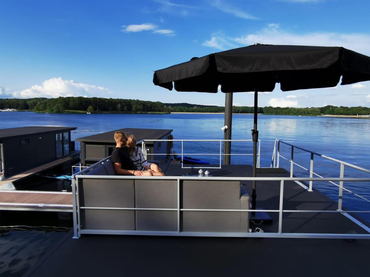 Houseboats Mookerplas Met Dakterras Middelaar Ngoại thất bức ảnh