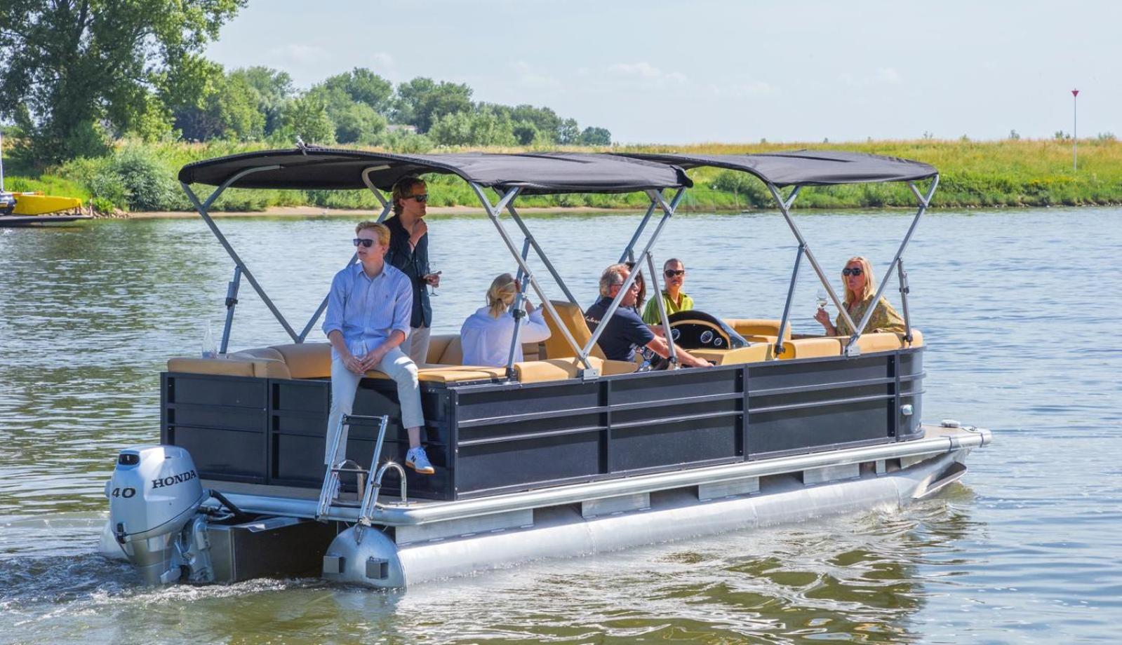 Houseboats Mookerplas Met Dakterras Middelaar Ngoại thất bức ảnh